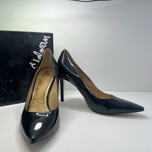 Sam Edelman Hazel Pumps Black Patent Leather Size 8